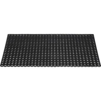 Коврик входной резиновый грязезащитный Luscan Professional 100х150 см черный