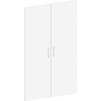 Дверь средняя Эталон БСКТ410 стеклянные тонированные (1175х420 мм, 2 штуки)