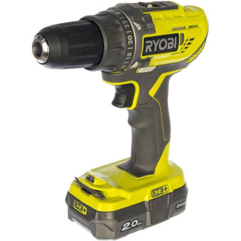 Дрель-шуруповерт аккумуляторная Ryobi One+ R18DD3-120S АКБ х Li-ion (18В, 2 Ач)+ЗУ (5133003347)