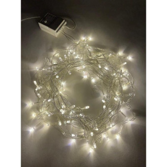 Электрогирлянда Эра Нить теплый свет 8 режимов 100 светодиодов 10 м