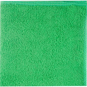 Салфетка хозяйственная микрофибра 30х30 см 200 г/кв.м зеленая