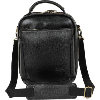 Сумка для документов мужская Polar черная (23281)