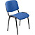 Стул офисный Easy Chair Изо синий экокожа металл чёрный (550726)