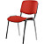 Стул офисный Easy Chair Изо красный экокожа металл хромированный  (550736)