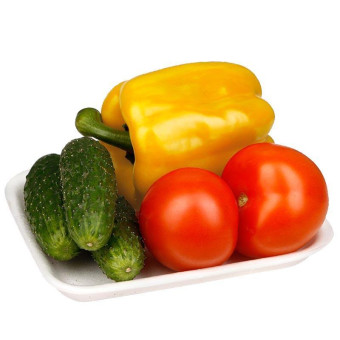 Овощное ассорти для приготовления салатов на 5 человек, 2.5 кг (огурцы, помидоры, перец)