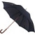 Зонт мужской Trust полуавтомат чёрный (16860)