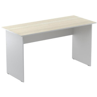 Стол прямой Easy Standard (дуб светлый/серый, 1400х600х740 мм)