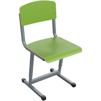 Стул ученический Комус (зеленый/серый, рост 4-6 и 5-7)