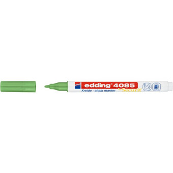 Маркер меловой Edding 4085 зеленый металлик 1-2 мм