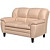 Диван двухместный Bayu бежевый (искусственная кожа)