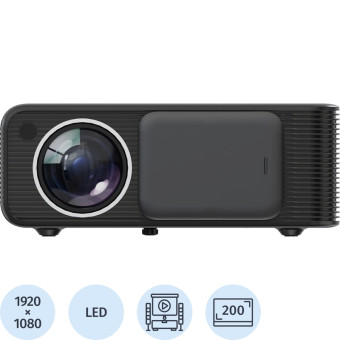 Проектор Cactus CS-PRM.01B. FHD-A LCD 700Lm ANSI 2500:1(50000час)USB HDMI