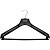 Вешалка-плечики для легкой одежды Attache C040 с перекладиной черная  (размер 50-52)