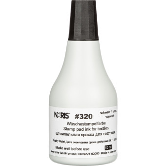 Краска штемпельная Noris специальная 320C черная 50 г