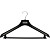 Вешалка-плечики для легкой одежды Attache С041 с перекладиной черная  (размер 52-54)