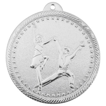 Медаль призовая 2 место Танцы 50 мм