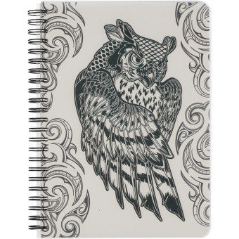 Тетрадь общая №1 School Сова A5 96 листов в клетку на спирали (обложка с рисунком)