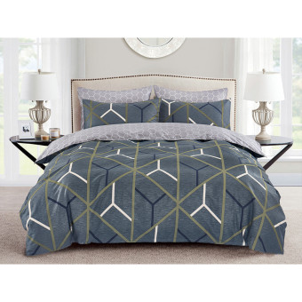 Комплект постельного белья Cleo Satin Luxe 1.5-спальное сатин 70x70 см  (CL15/735-SL)