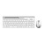 Комплект беспроводной клавиатура и мышь A4Tech Fstyler FB2535C белый