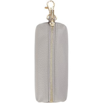 Ключница женская Fabretti из натуральной кожи серого цвета (Q250013D-3)