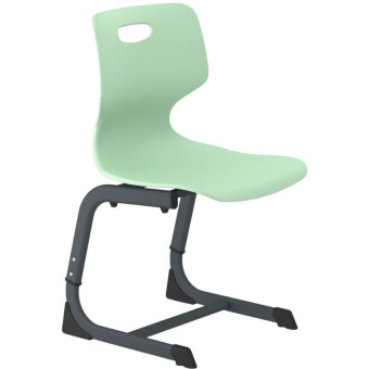 Стул ученический Sheffilton SHT-S-TN22 мятный/антрацит регулируемый рост  5-7