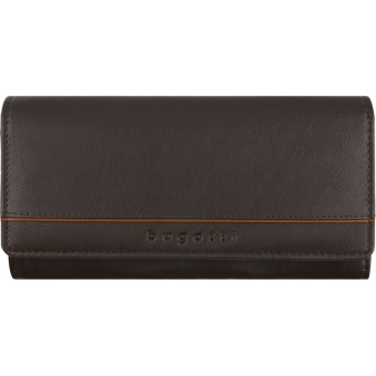 Кошелек женский Bugatti Banda из полиэстера и натуральной кожи  коричневого цвета (49133502)