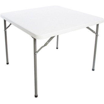 Стол складной F088 (белый, 860х860х740 мм)