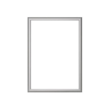 Рамка настенная с клик-профилем 30мм формат А1 Комус серебристая