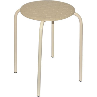 Табурет Береста бежевый (полипропилен, металл)