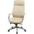 Кресло для руководителя Easy Chair 570 МL бежевое (натуральная кожа,  металл)