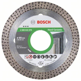 Диск алмазный Bosch HardCeramic 85х22.2 мм (2608615075)