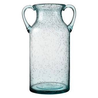 Ваза для цветов Flowi голубая (высота 29 см)