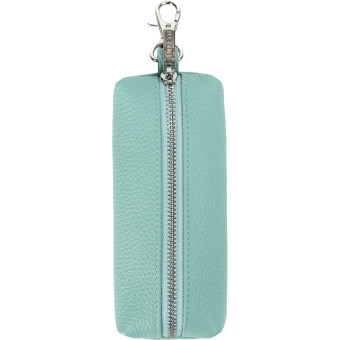 Ключница женская Fabretti из натуральной кожи зелёного цвета  (Q250013D-11)