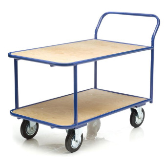 Тележка платформенная Стелла-техник КП-2-Ф-5-8-200-К ярусная (до 550 кг, 500x800 мм)