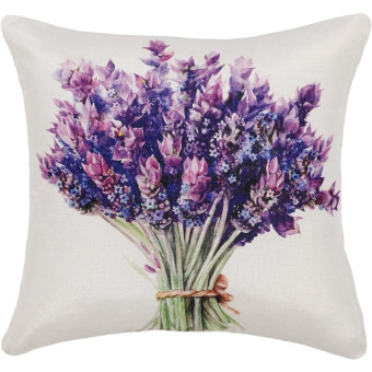 Подушка декоративная 40х40 см смесовая разноцветная (ПД40-011)