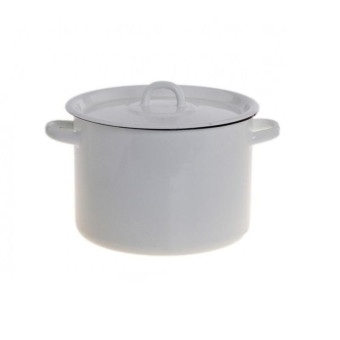 Кастрюля Эмаль 4,5 л эмалированная сталь с крышкой