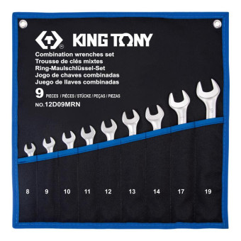 Набор ключей комбинированных King Tony 8-19 мм 9 предметов (12D09MRN)