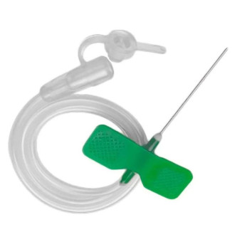 Игла-бабочка SFМ 21G (0.8х19 мм, 100 штук в упаковке)