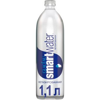 Вода питьевая Smart Water негазированная 1.1 л (6 штук в упаковке)