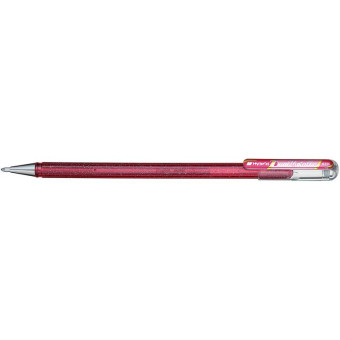 Ручка гелевая Pentel Hibrid Dual Metallic 0.55 мм хамелеон розовый