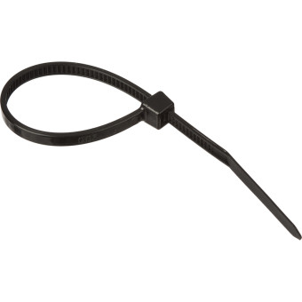 Хомут (стяжка) пластиковый TOPFORT 100х2.5 мм чёрный 100 штук