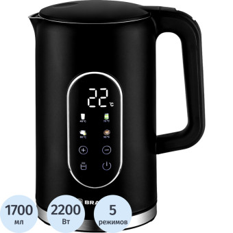 Чайник электрический Brayer BR6107BK чёрный