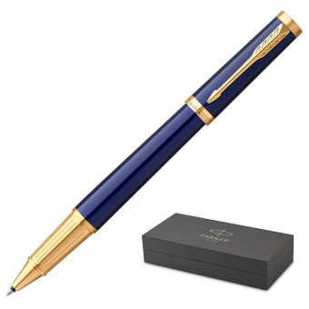 Роллер Parker Ingenuity Blue GT цвет чернил черный цвет корпуса синий (артикул производителя 2182011)