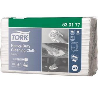 Нетканый протирочный материал Tork 530177 W4 белый (60 листов в упаковке)