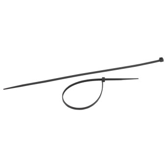 Стяжка (хомут) Эра 300х4 мм черная 100 штук в упаковке (NO-KS0-11)